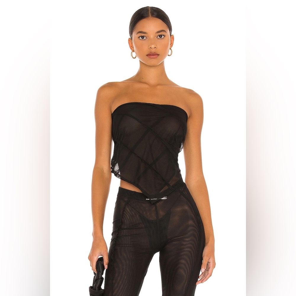 Sami Miro Vintage Open Seam Scarf Top XS/S